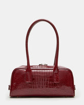 ANISE BAG RED CROCODILE