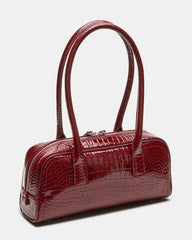 ANISE BAG RED CROCODILE