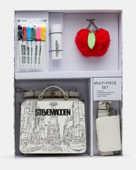 EVELYN PATCH BOX GIFT SET WHITE MULTI