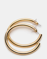 SKINNY HOOP EARRING GOLD
