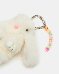 BUNNY BAG CHARM WHITE