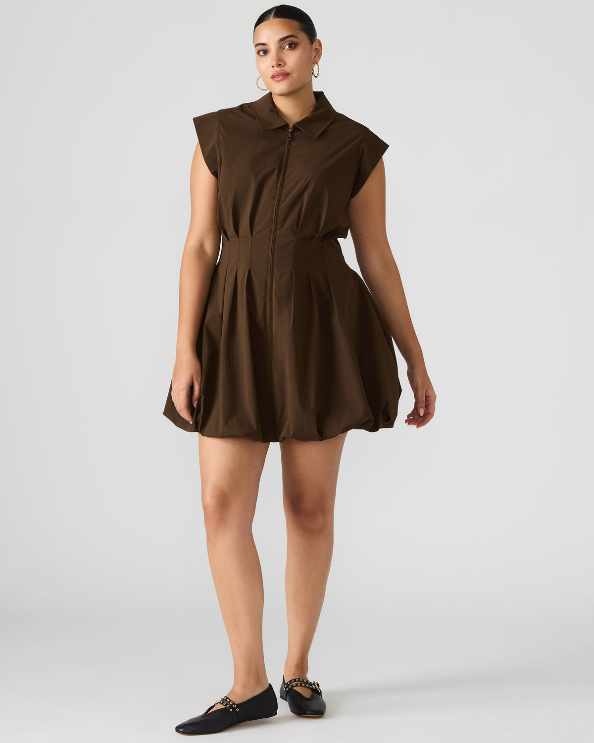 DYANNE DRESS DARK ESPRESSO