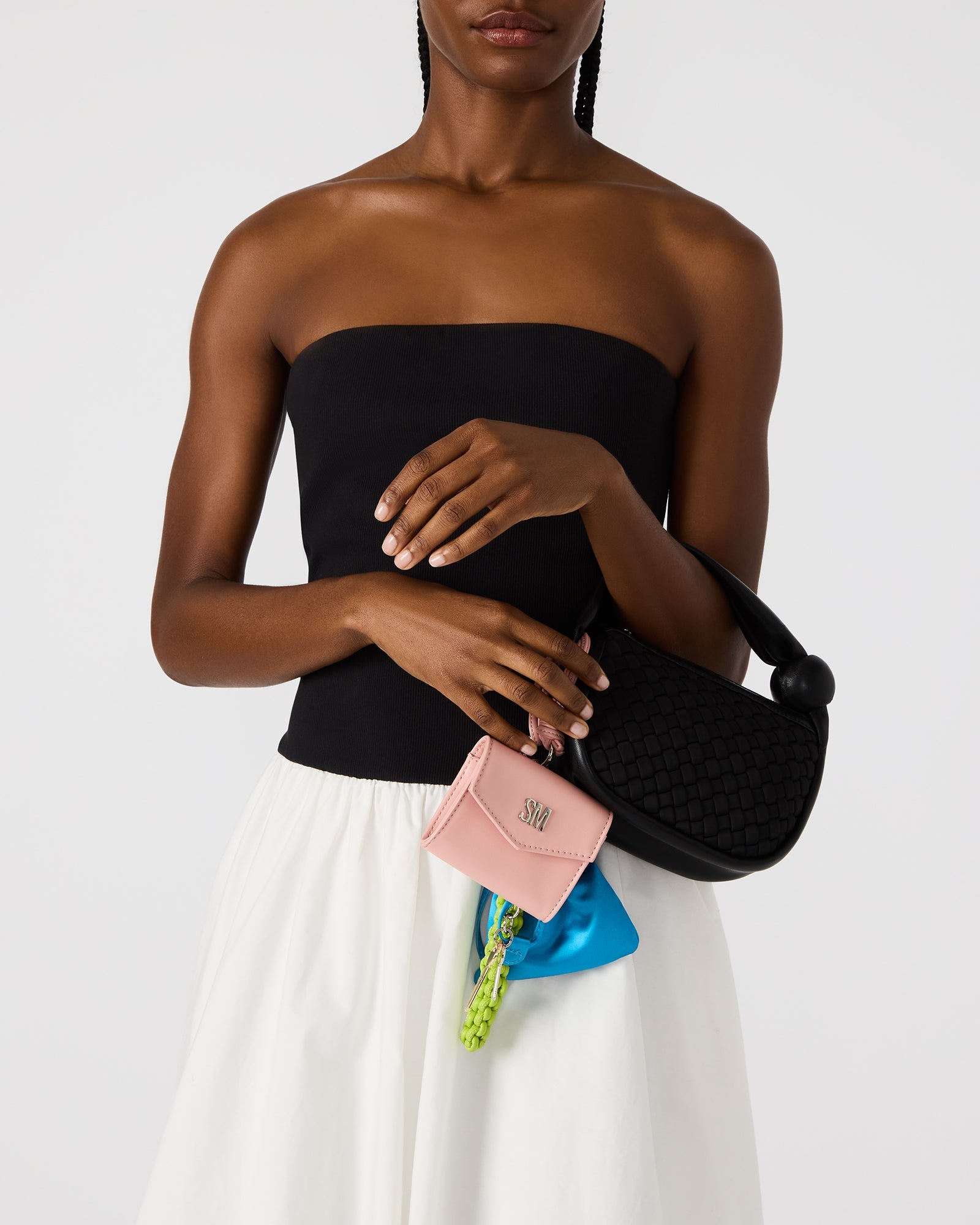 TRAVEL BAG CHARM  CORAL MULTI