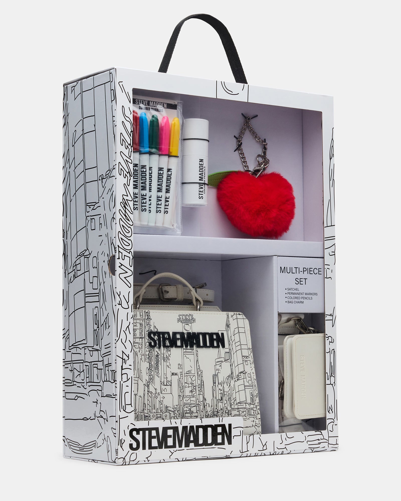 EVELYN PATCH BOX GIFT SET WHITE MULTI